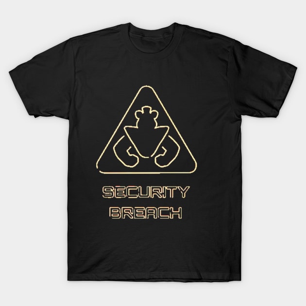 Five Nights at Freddy's Security Breach Symbol Logo T-Shirt by senaeksi